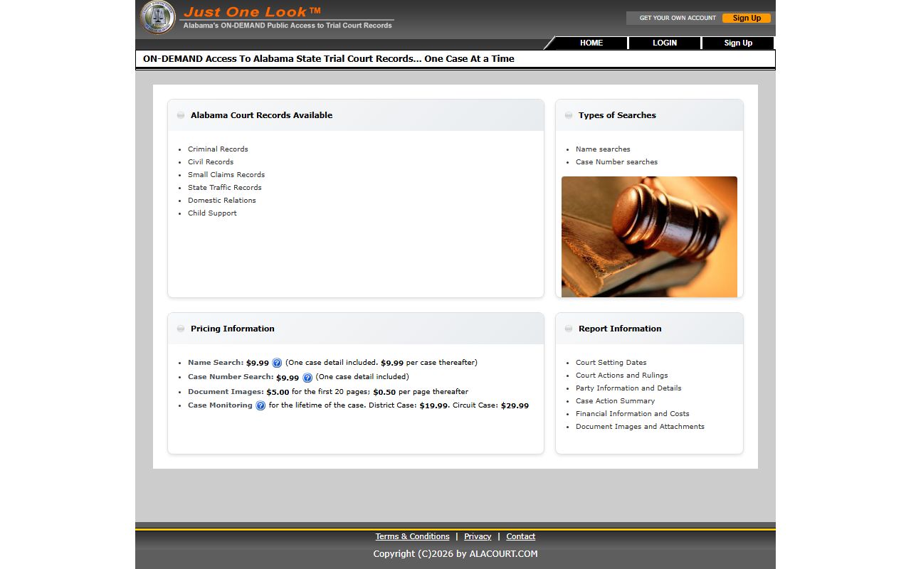 Marshall County arrest records Alacourt court charge search portal